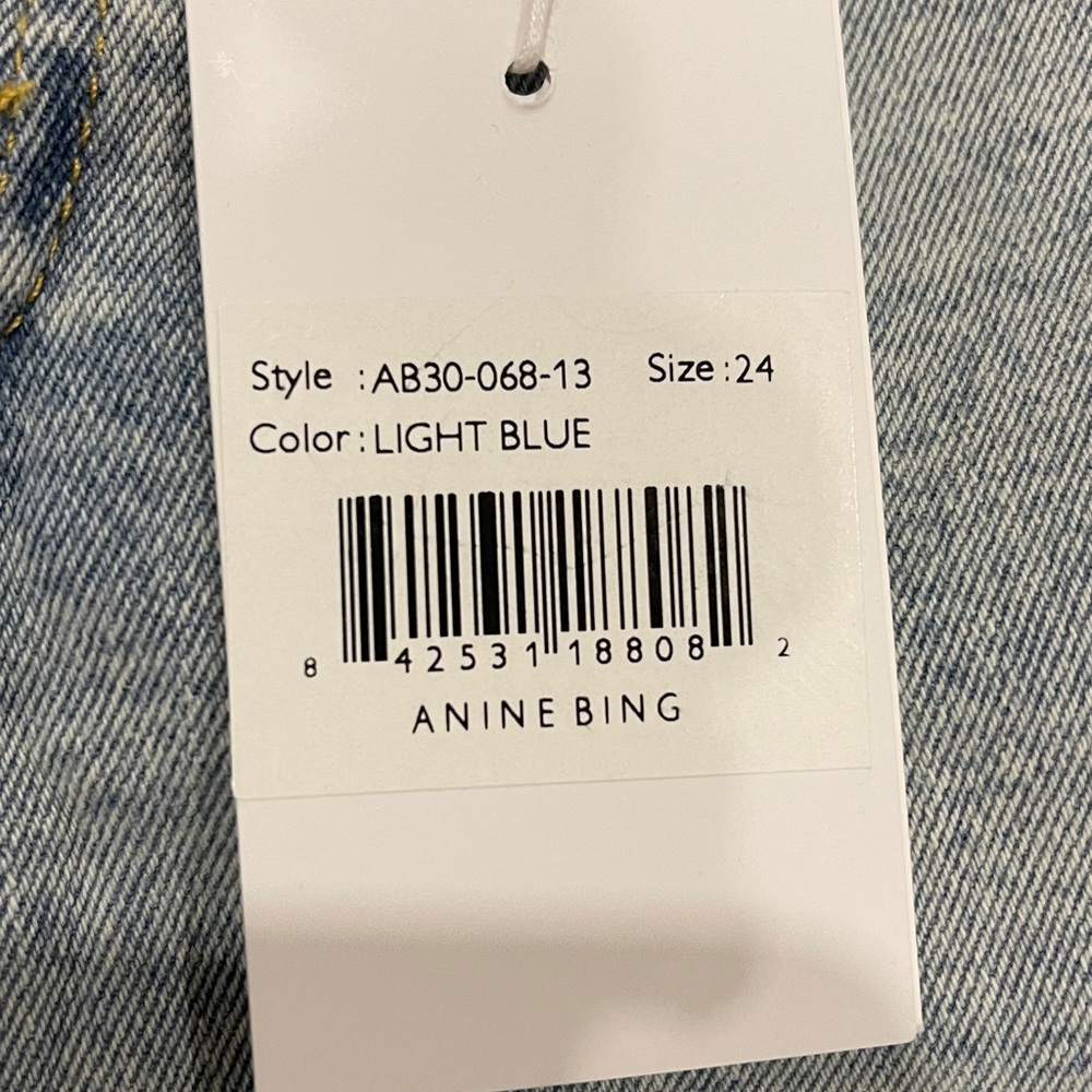 Anine Bing Women's Light Wash Jeans - Picture 7 of 10